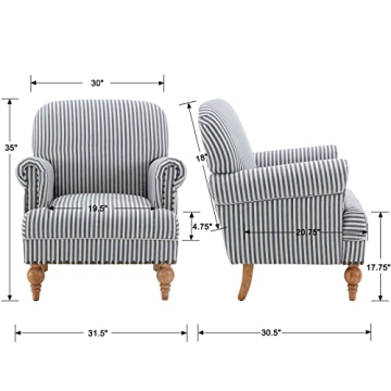 Stylish DM Furniture Mid Century Accent Chair for Any Space