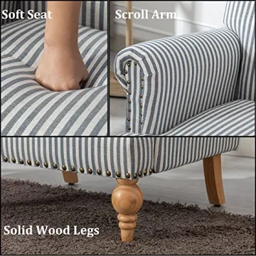 Stylish DM Furniture Mid Century Accent Chair for Any Space