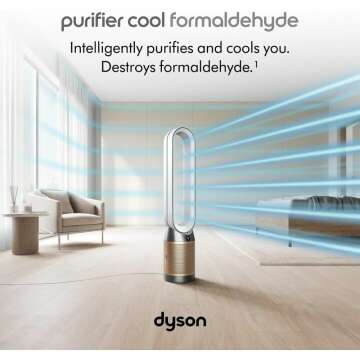 Dyson TP09 Air Purifier & Fan - White/Gold