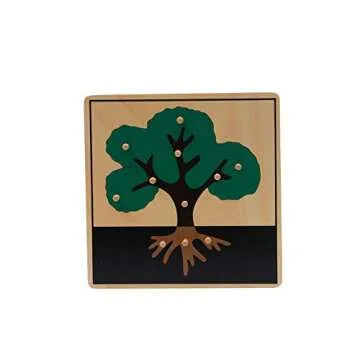 Tree Puzzle Montessori Educational Toy for Kids 3 Plus