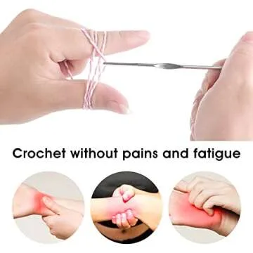 Cobee Crochet Hooks Set Steel - 12 Pieces of Small Size Latch Hook Crochet Needle Set 0.6 mm to 1.9 mm Sweater Scarf Clothing Knitting Crochet Tool Single Pointed Knitting Needles Kit for Beginners