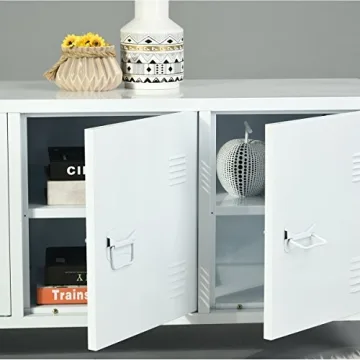 HouseinBox 3-in-1 Metal Cabinet Stylish Multi-Purpose Storage