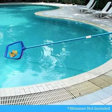 Aquatix Pro Swimming Pool Pole, 12 Foot, Professional Grade, Extendable 3 Section 4-12ft Aluminium T...