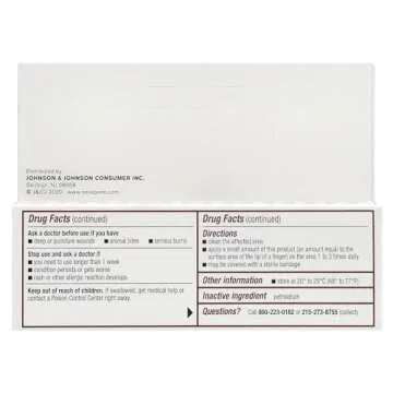 Polysporin First Aid Topical Antibiotic Ointment with Bacitracin Zinc & Polymyxin B Sulfate, For Infection Protection & Wound Care Without Neomycin, Travel Size, 0.5 oz