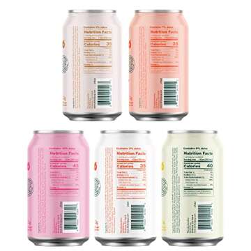 OLIPOP - 5-Flavor Soda Variety Pack, Healthy Soda Sampler, Prebiotic Soft Drinks, Supports Digestive...