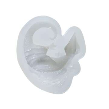 FUNSHOWCASE Fire Dragon Asleep Epoxy Resin Silicone Mold for Fondant Cake Decorating, Concret, Cement, Polymer Clay, Around 4inch