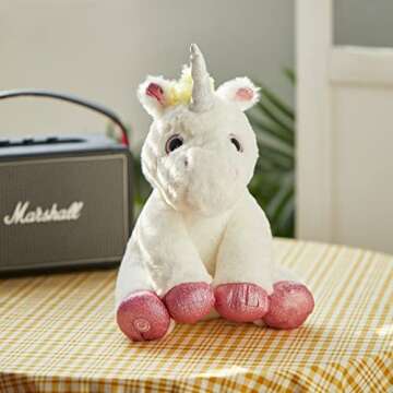Glow Guards Light up Musical Unicorn Stuffed Animal Soft Hugging Glowing Plush Toy with LED Night Li...