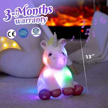 Glow Guards Musical Unicorn - Enchanting Plush Toy Gift