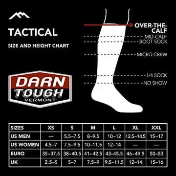 DARN TOUGH Tactical Midweight Boot Sock – Foliage Green, Medium