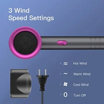 TEME Ionic Hair Dryer - Compact & Safe Hair Care Solution