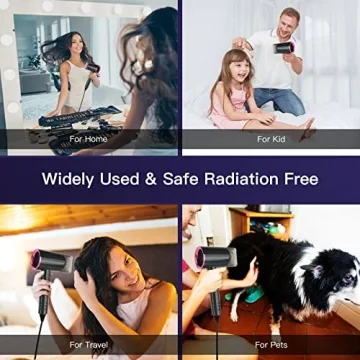 TEME Ionic Hair Dryer - Compact & Safe Hair Care Solution