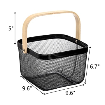 ZEAYEA Multi-functional Mesh Steel Basket Organizer