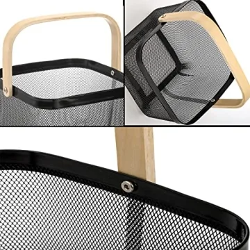ZEAYEA Multi-functional Mesh Steel Basket Organizer