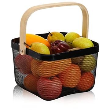 ZEAYEA Multi-functional Mesh Steel Basket Organizer