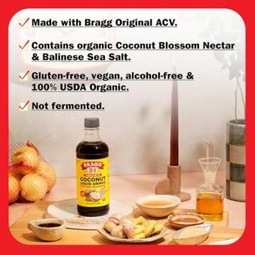 Bragg Coconut Aminos - Soy-Free, Vegan, Gluten Free Seasoning