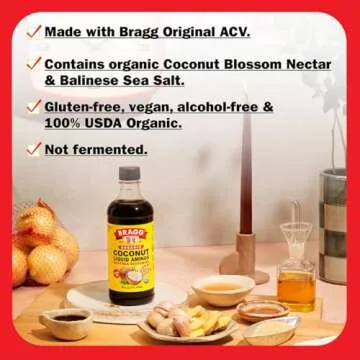 Bragg Coconut Aminos - Soy-Free, Vegan, Gluten Free Seasoning