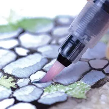 Pentel Japan Aquash Waterbrush Water Brush Pen, Medium