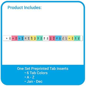 C-Line 13-Pocket Poly Expanding File, 10 x 5 Inches, Junior Size for Receipts and Checks, Includes Tabs, 1 File, Color May Vary (58710)