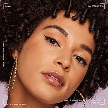 NYX Fill & Fluff Eyebrow Pomade Pencil for Perfect Brows