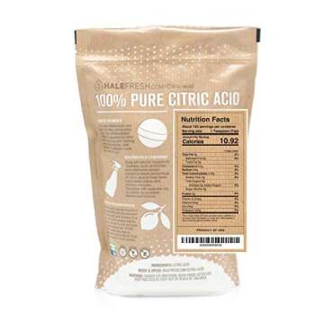 Citric Acid - 1 lb Pure for Bath Bombs - No Fillers or Anti-Caking Agents