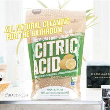 Citric Acid - 1 lb Pure for Bath Bombs - No Fillers or Anti-Caking Agents