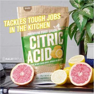 Citric Acid Pure 1 lb for Bath Bombs and Cleaning