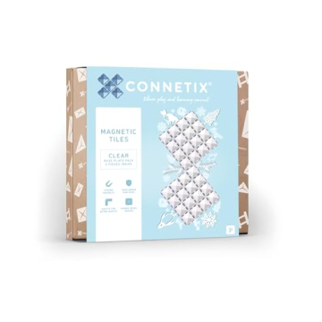 CONNETIX Clear Base Plate Pack Perfect for Creative Play