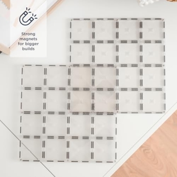 CONNETIX Clear Base Plate Pack Perfect for Creative Play