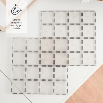 CONNETIX Clear Base Plate Pack Perfect for Creative Play