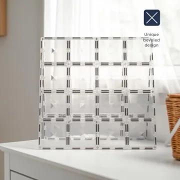 CONNETIX Clear Base Plate Pack Perfect for Creative Play