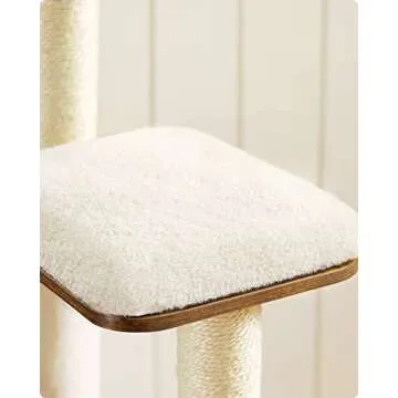 Feandrea WoodyWonders Cat Tree - 65 inch Stylish Cat Furniture