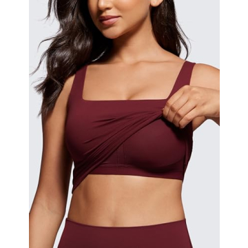 CRZ YOGA Butterluxe Square Neck Longline Sports Bra
