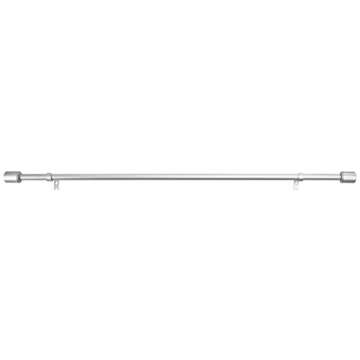 Adjustable 72-144 Inch Nickel Curtain Rod | Amazon Basics