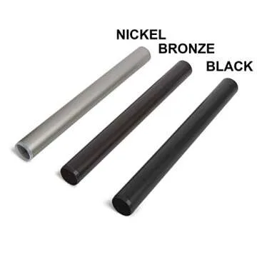 Adjustable 72-144 Inch Nickel Curtain Rod | Amazon Basics