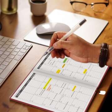 2025 Planner, Weekly Monthly Planner 2025, 8.25"×5.85", 12 Months, JAN.2025 to DEC.2025, School Pla...