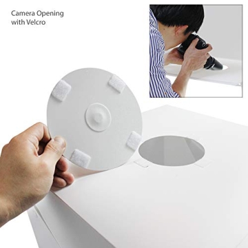 LimoStudio 16-inch Cubic 70 LED Light Foldable & Portable Photo Shooting Tent Box Kit, Including White/Black Background, USB Cable Power, Commercial Product Shoot, Small Medium Size Product, AGG2334