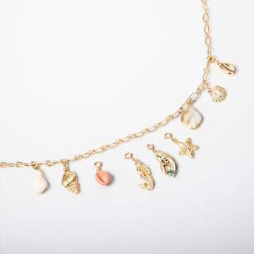 YANCHUN Charm Necklace for Summer Beach Style