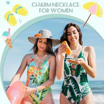 YANCHUN Charm Necklace for Summer Beach Style