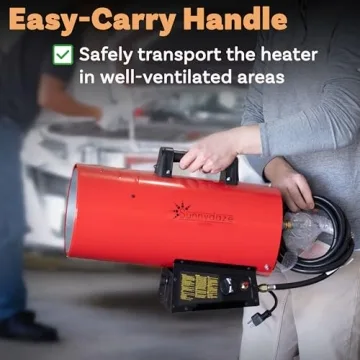 Sunnydaze 85K BTU Portable Propane Heater for Garage & Jobsite