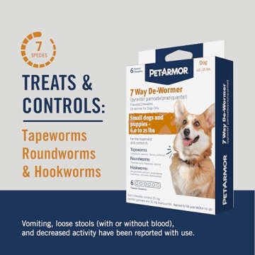 PETARMOR 7 Way De-Wormer for Dogs, Safe & Effective