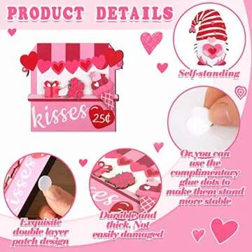 Ferraycle 16 Pcs Valentine's Day Tiered Tray Decorations Set