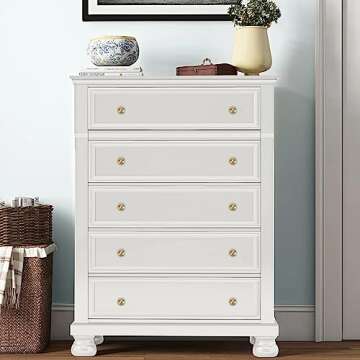 Elegant BUKOBYHE Cabinet Knobs - Durable Brass Hardware