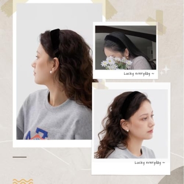 AUDTOPE Velvet Padded Headbands - Stylish Comfort Accessories