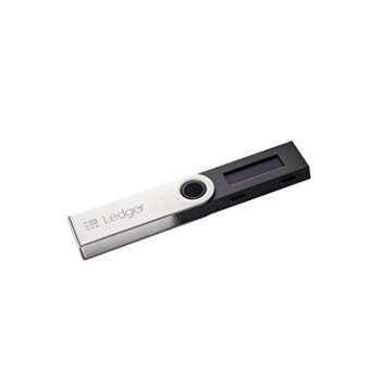 Ledger Nano S Cryptocurrency Hardware Wallet, Black
