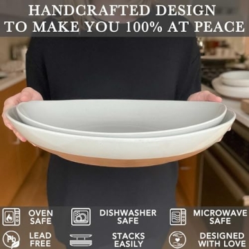 Mora Ceramic Bowls Set - Durable Stylish Dinnerware