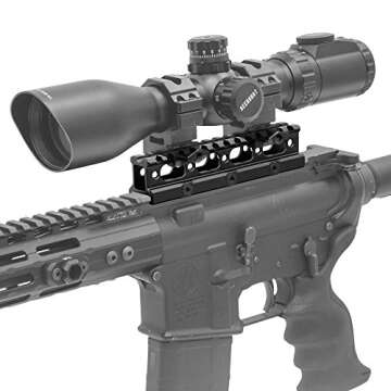 UTG Super Slim Picatinny Riser Mount 1" Height