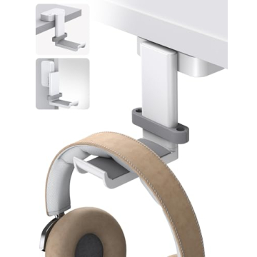 Lamicall Headphone Stand - 360 Degree Rotation Hook Holder