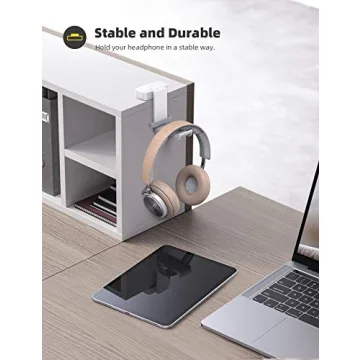 Lamicall Headphone Stand - 360 Degree Rotation Hook Holder