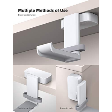 Lamicall Headphone Stand - 360 Degree Rotation Hook Holder