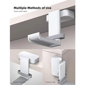 Lamicall Headphone Stand - 360 Degree Rotation Hook Holder